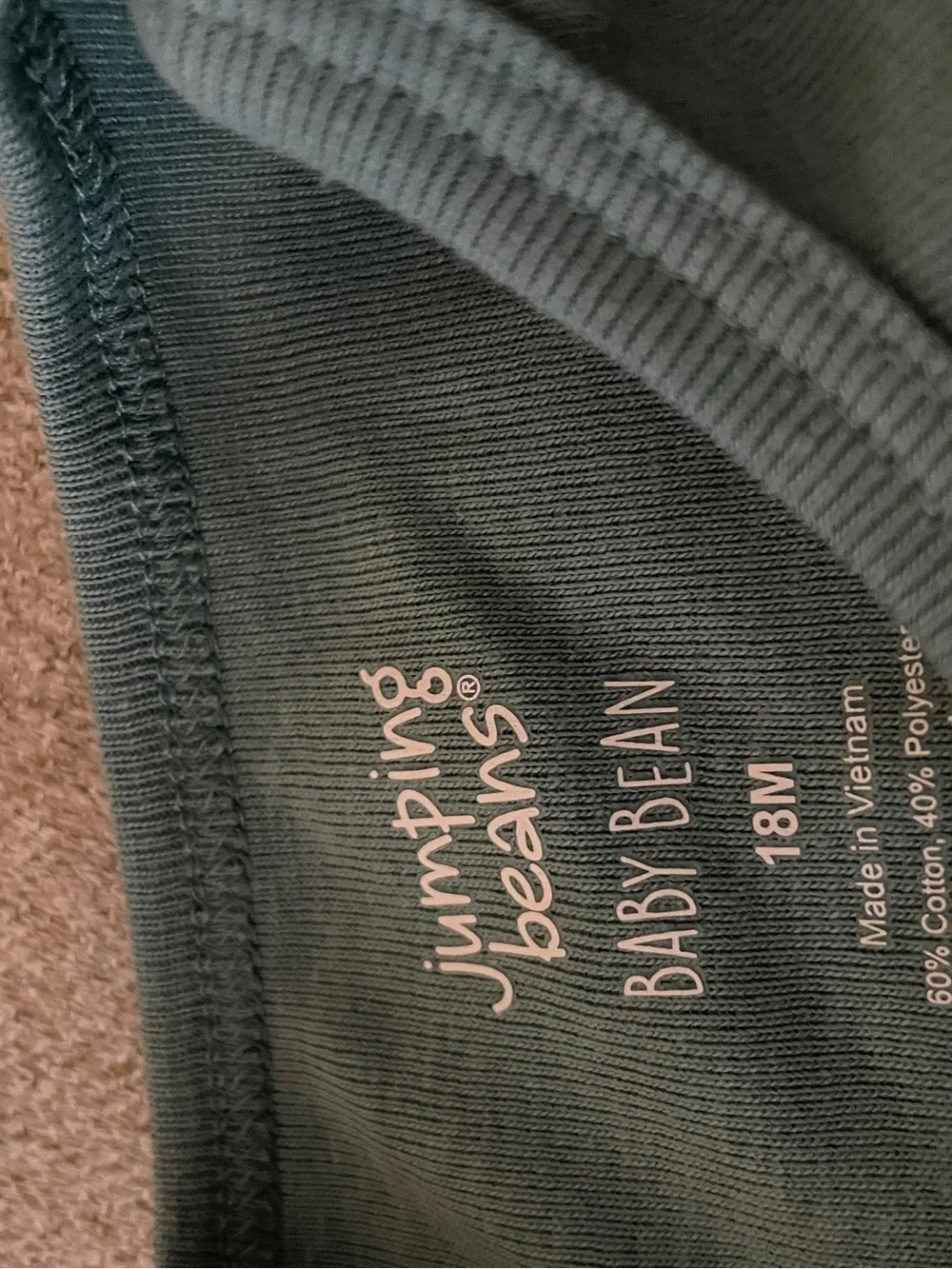 jumping beans Teal Baby Bodysuit